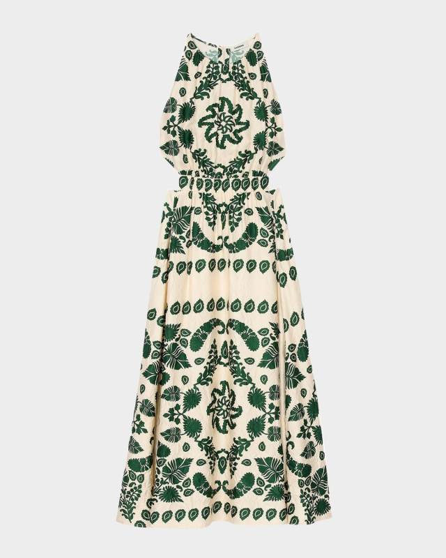 Hyeres Floral Midi Dress